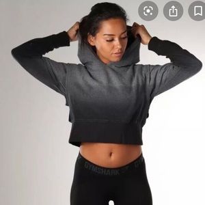 Gymshark Cropped Cold Shoulder Hoodie